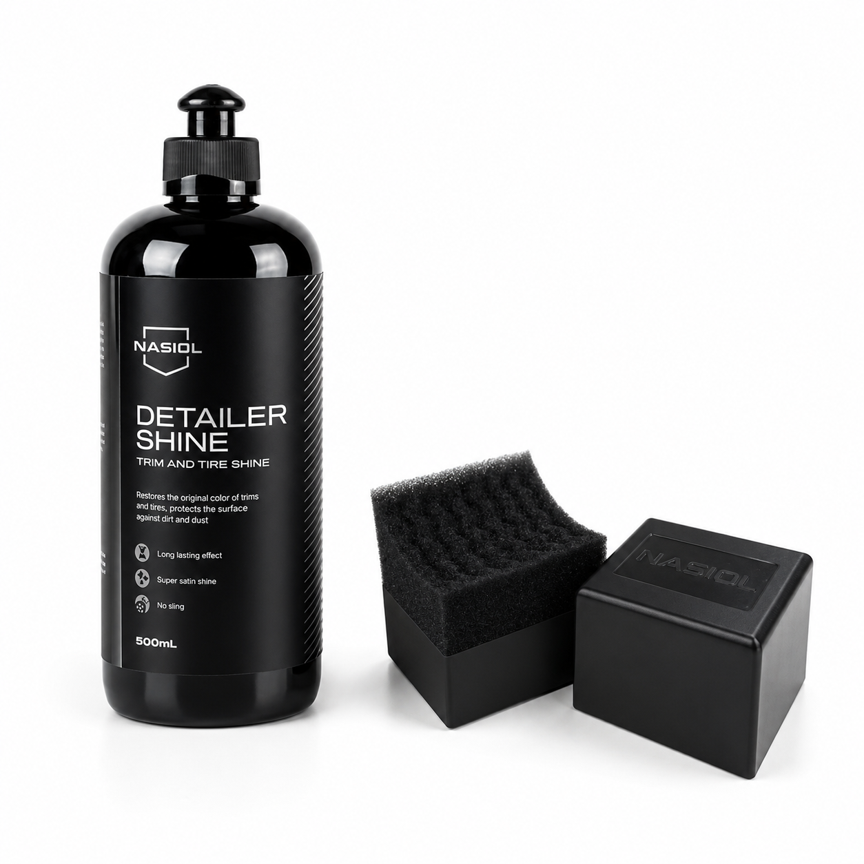 BiCar Detailing Tire Kit – NASIOL DetailerShine 500 ml + aplikátor 1 Kus